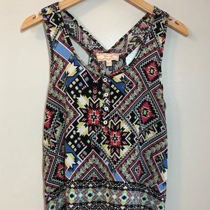 Tribal Print Tank Top